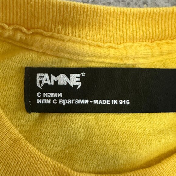 Famine Studios T Shirt Y2K Streetwear Graffiti Colorful - Picture 9 of 16